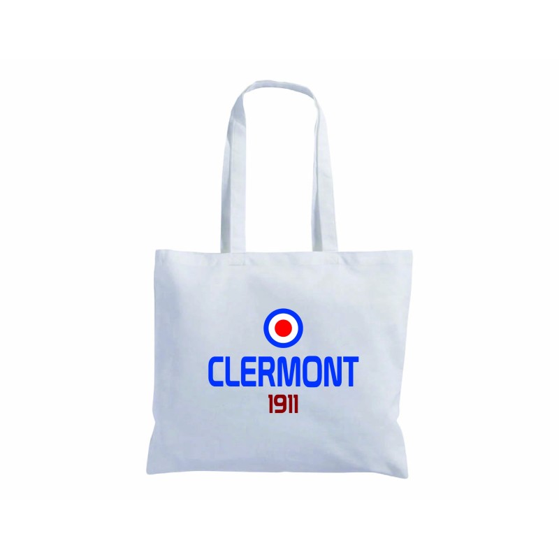 Borsa shopper manici lunghi 40x40 bandiera CLERMONT