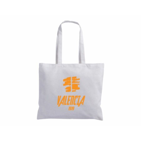 Borsa shopper manici lunghi 40x40 bandiera VALENCIA