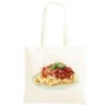 Borsa 40x40 pasta Shopper manici lunghi disegno acquarello 378