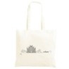 Borsa Duomo Milano Italia Shopper manici lunghi disegno acquarello 512