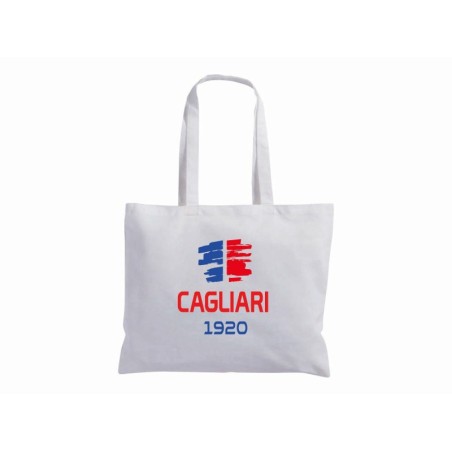 Borsa bandiera Cagliari 1920 in cotone manici lunghi