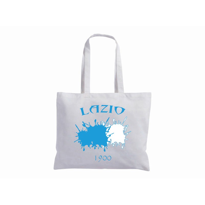 Borsa bandiera Lazio 1900 in cotone manici lunghi