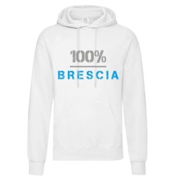 Felpa 100% Brescia tifosi bresciani calcio curva stadio uomo donna bambino