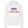 Felpa 100% Cagliari uomo donna tifosi calcio curva stadio Casteddu