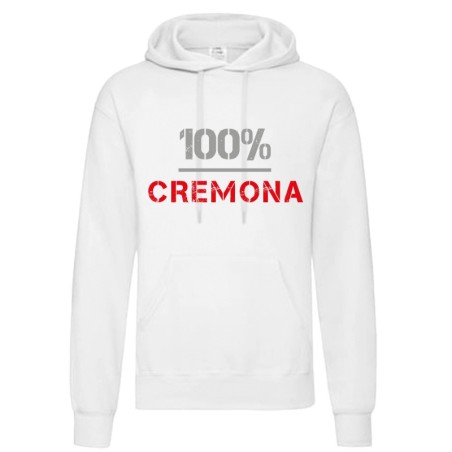 Felpa 100% Cremona Giallo Rosso uomo donna tifosi calcio