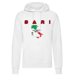 Felpa 100% made in Italy Bari uomo donna tifosi calcio