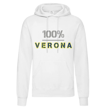 Felpa 100% Verona Gialloblu uomo donna tifosi calcio