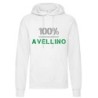 Felpa 100% Avellino verde nero uomo donna tifosi calcio