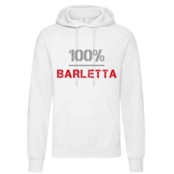 Felpa 100% Barletta uomo donna tifosi calcio