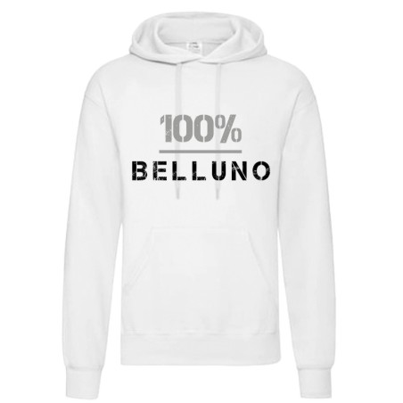 Felpa 100% Belluno uomo donna tifosi calcio