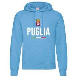 Felpa ultras PUGLIA azzurra...