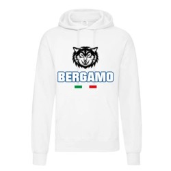 Felpa ultras Bergamo Lupo tifosi calcio curva stadio uomo donna bambino