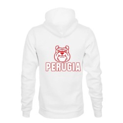 Felpa PERUGIA BULLDOG stampa retro uomo donna tifosi calcio perugini