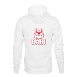 Felpa BARI BULLDOG stampa retro uomo donna tifosi calcio baresi