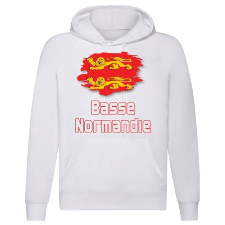 Felpa Basse Normandie / bandiera tasconi e cappuccio uomo donna