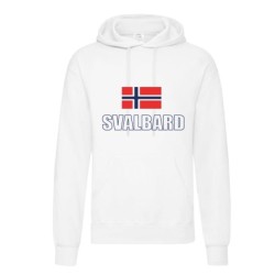 Felpa SVALBARD / bandiera tasconi e cappuccio uomo donna