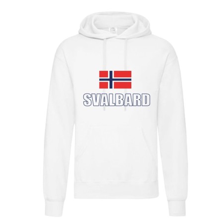 Felpa SVALBARD / bandiera tasconi e cappuccio uomo donna