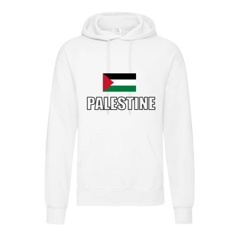 Felpa PALESTINE / bandiera tasconi e cappuccio uomo donna