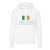 Felpa IRELAND / bandiera tasconi e cappuccio uomo donna