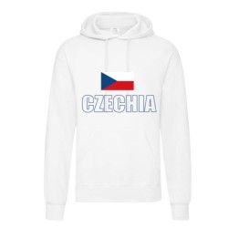 Felpa CZECHIA / bandiera tasconi e cappuccio uomo donna