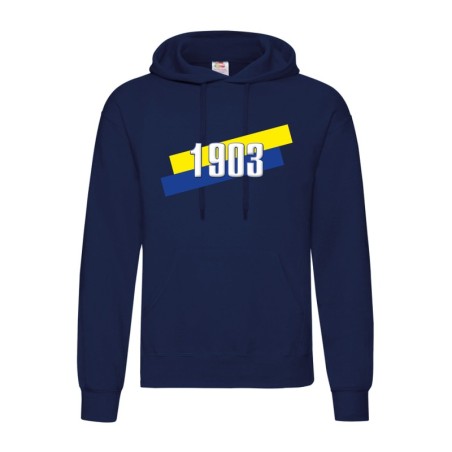 Felpa blue 1903 gialloblu linee oblique tifosi calcio3