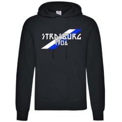 Felpa tifosi Strasbourg Francia con stemma bandiera ultras curva stadio