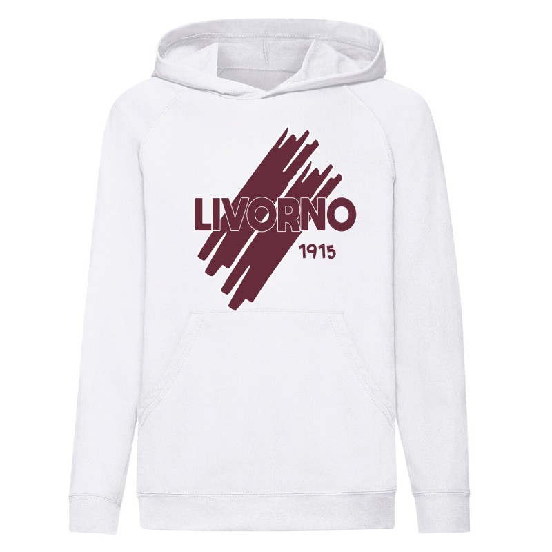 Felpa ultras tifosi Livorno stadio curva amaranto livornese uomo donna bambino