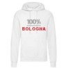 Felpa tifosi 100% Bologna calcio curva stadio rossoblù orgoglio emiliano uomo donna bambino