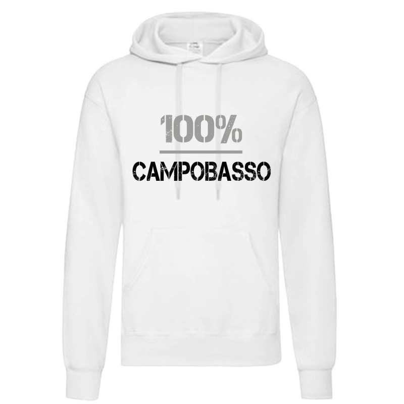 Felpa 100% Campobasso uomo donna tifosi calcio curva stadio