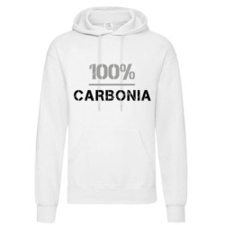 Felpa 100% Carbonia provincia / Uomo donna / Tifosi stadio calcio