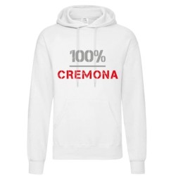 Felpa 100% Cremona Giallo Rosso uomo donna tifosi calcio