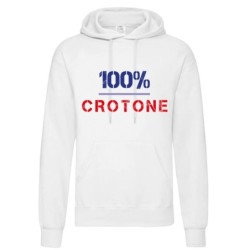 Felpa 100% Crotone Rossoblù...