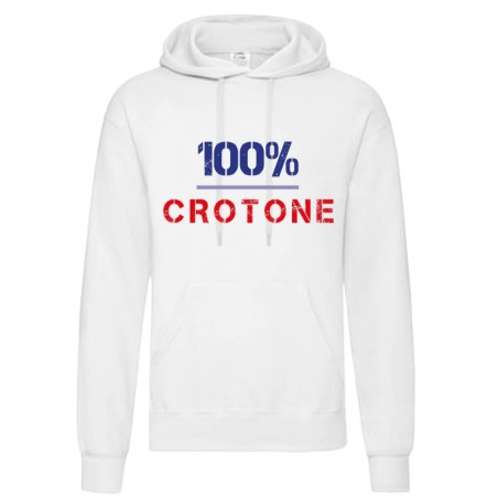 Felpa 100% Crotone Rossoblù uomo donna tifosi calcio