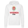 Felpa Vicenza ITA stemma citta biancorosso uomo donna tifosi calcio
