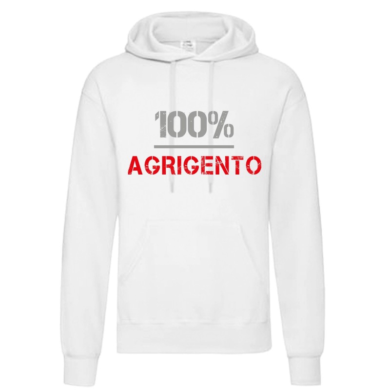 Felpa 100% Agrigento uomo donna tifosi calcio