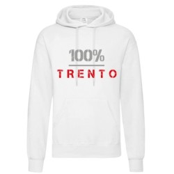 Felpa 100% Trento uomo donna tifosi calcio. Per il vero Trentino.