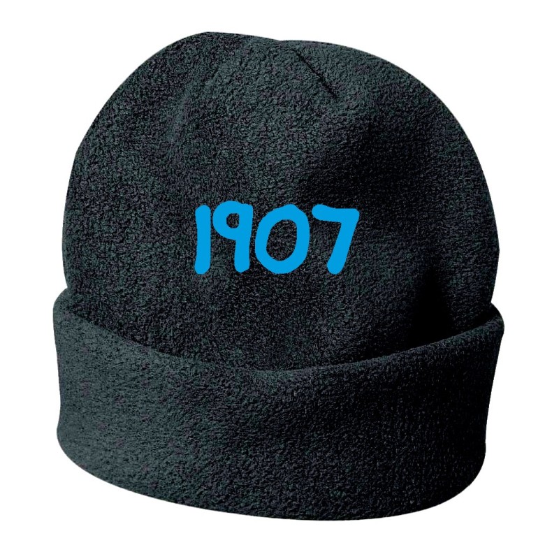 Cappello invernale Bergamo 1907 Curva ricamato in pile / polar taglia unica / cod.  uomo - donna