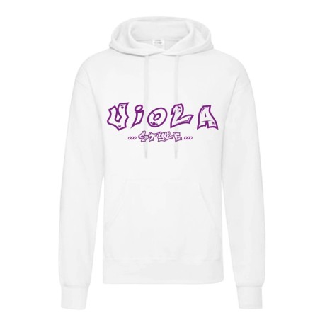 Felpa ultras Viola Style uomo donna bambino tifosi calcio stadio