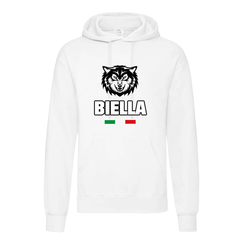 Felpa ultras Biella Lupo tifosi calcio curva stadio uomo donna bambino