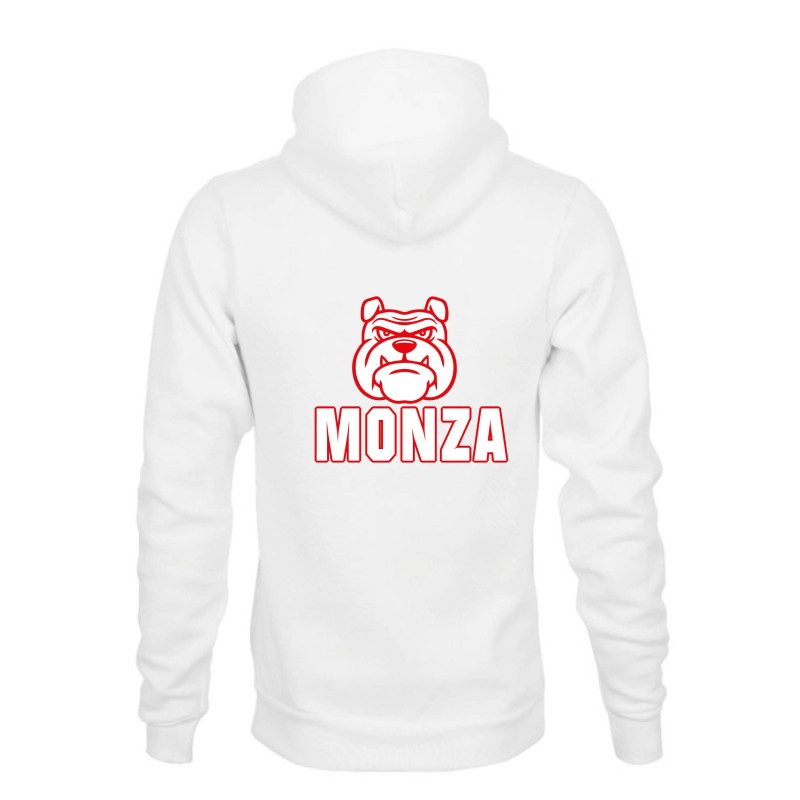 Felpa MONZA BULLDOG stampa retro uomo donna tifosi calcio monzesi