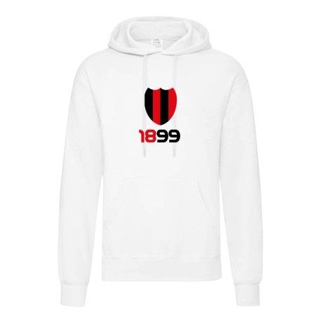 Felpa Milano cuore rossonero anno 1899 tifosi calcio