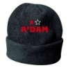 Cappello invernale Rotterdam Olanda nero ricamato in pile / polar taglia unica / cod. 53 uomo - donna