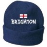 Cappello invernale Brighton Inghilterra blue ricamato in pile / polar taglia unica / cod. 9