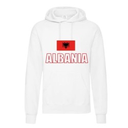 Felpa bianca ALBANIA...