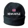 Cappello invernale Newcastle Inghilterra nero ricamato in pile / polar taglia unica / cod. 18