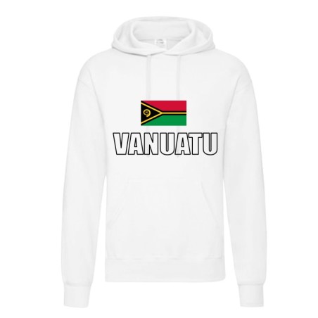 Felpa VANUATU / bandiera tasconi e cappuccio uomo donna