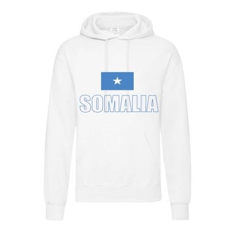 Felpa SOMALIA / bandiera tasconi e cappuccio uomo donna