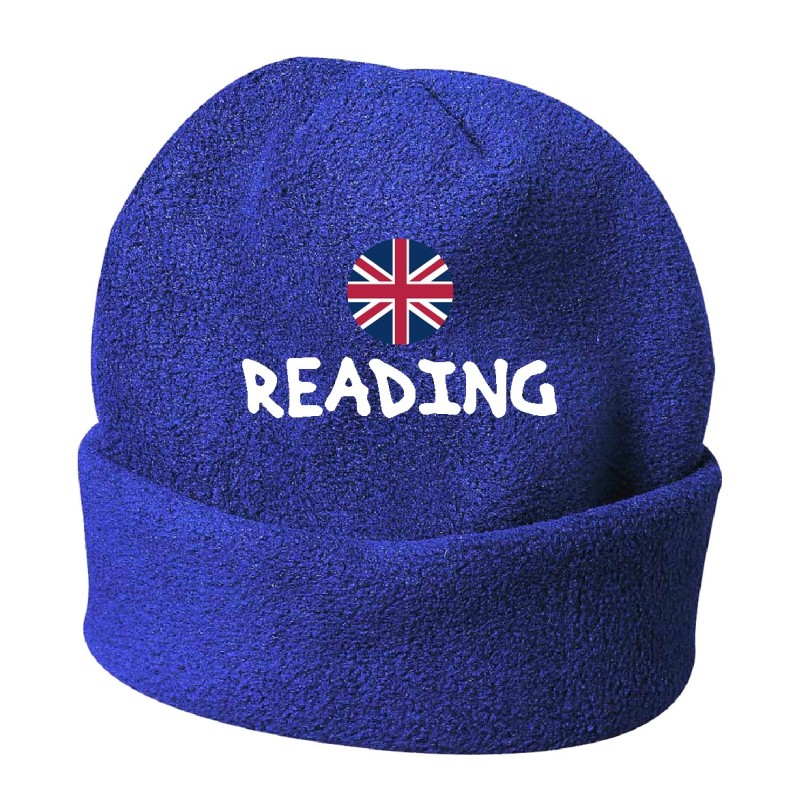 Cappello invernale Reading Inghilterra blue ricamato in pile / polar taglia unica / cod. 23