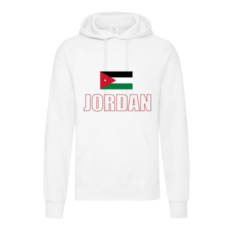 Felpa JORDAN / bandiera tasconi e cappuccio uomo donna