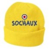 Cappello invernale Sochaux Francia giallo ricamato in pile / polar taglia unica / cod. 55